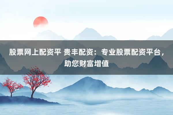股票网上配资平 贵丰配资：专业股票配资平台，助您财富增值