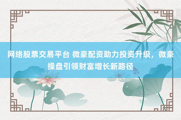 网络股票交易平台 微豪配资助力投资升级,微豪操盘引领财富增长新路径